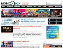 Tablet Screenshot of mondoxbox.com